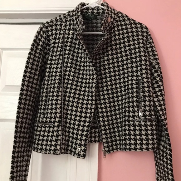 Ralph Lauren Women Jacket size P/M Hounds Tooth - Picture 2 of 10